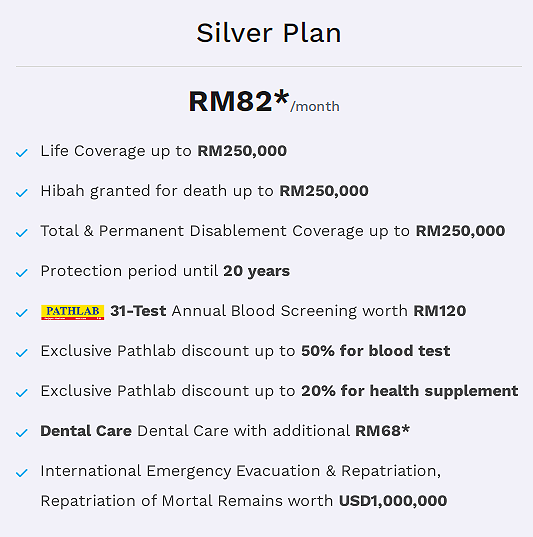 Medisavers eHibah Silver Plan
