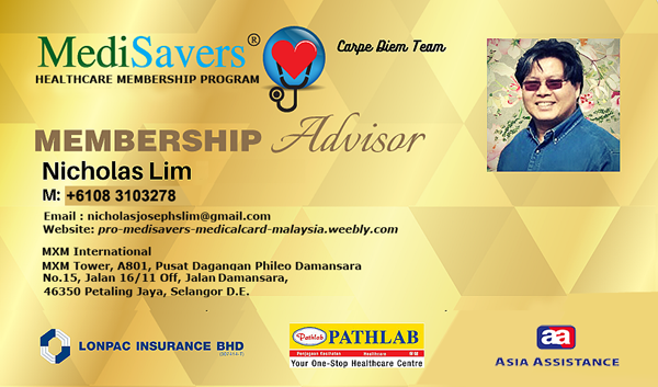 Medisavers Advisor Nicholas Joseph Lim