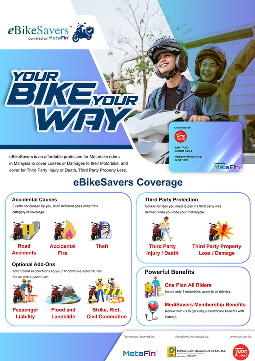 MediSavers eBikeSavers motorcycle insurance